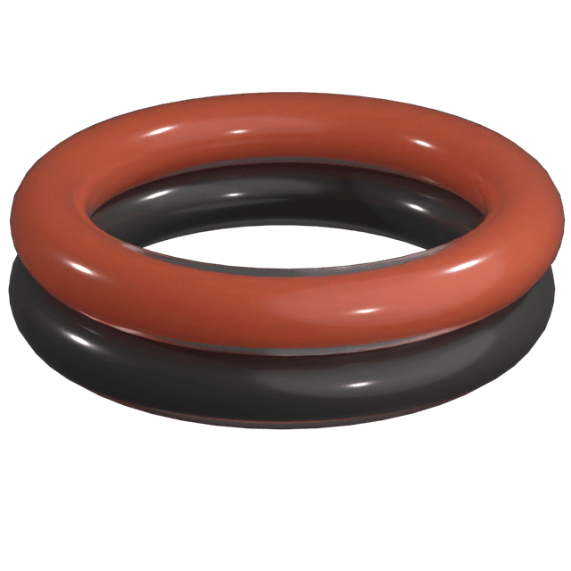 Teflon encapsulated O-rings, gaskets, and custom parts with FEP or PFA jackets and Silicone, Viton, or EPDM cores, including spring-energized designs for superior chemical resistance and reliable sealing in pharmaceutical, food processing, and industrial applications.