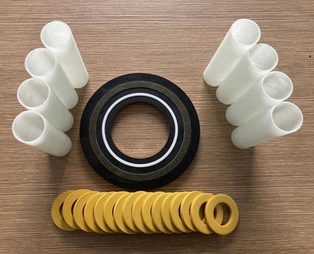 Isolation gaskets for effective electrical and thermal insulation enhancing safety in industrial systems.