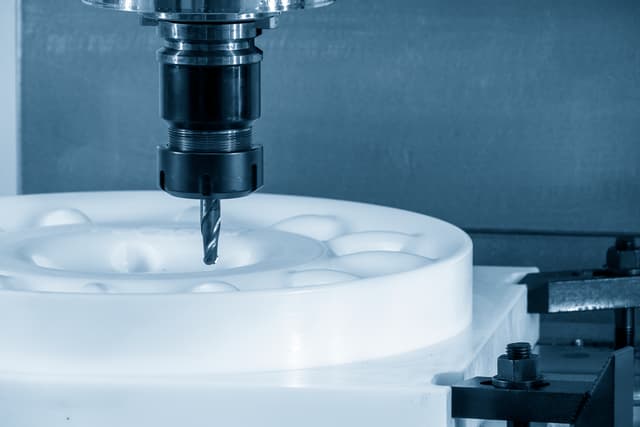CNC machining for prototypes and precision low-volume elastomer, plastic, and metal components.