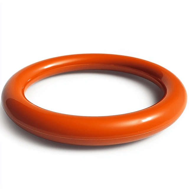 Orange PTFE coated O-ring