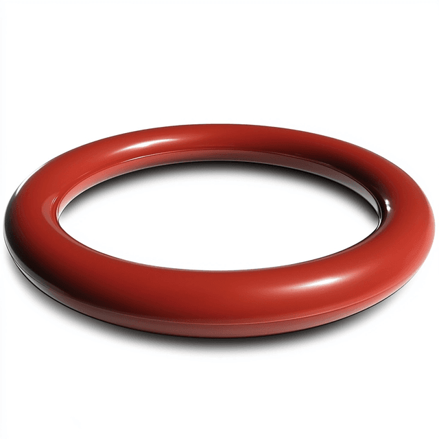 Red PTFE coated O-ring